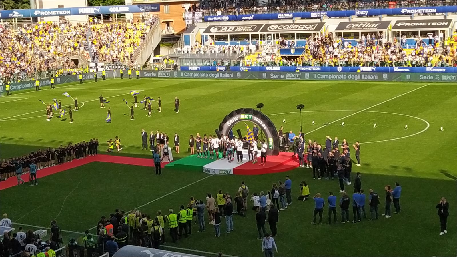 Festeggiamenti Promozione Parma